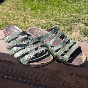 Dansko Women's Janie Sandal - Green - Size 37